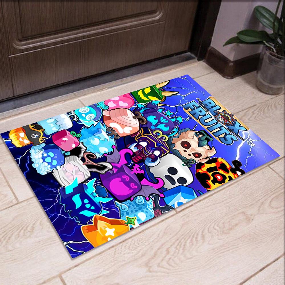 Blox Fruits Printed Carpet,Rug,for Office Chair Living Room Bedroom Kitchen Room Decor Gifts.