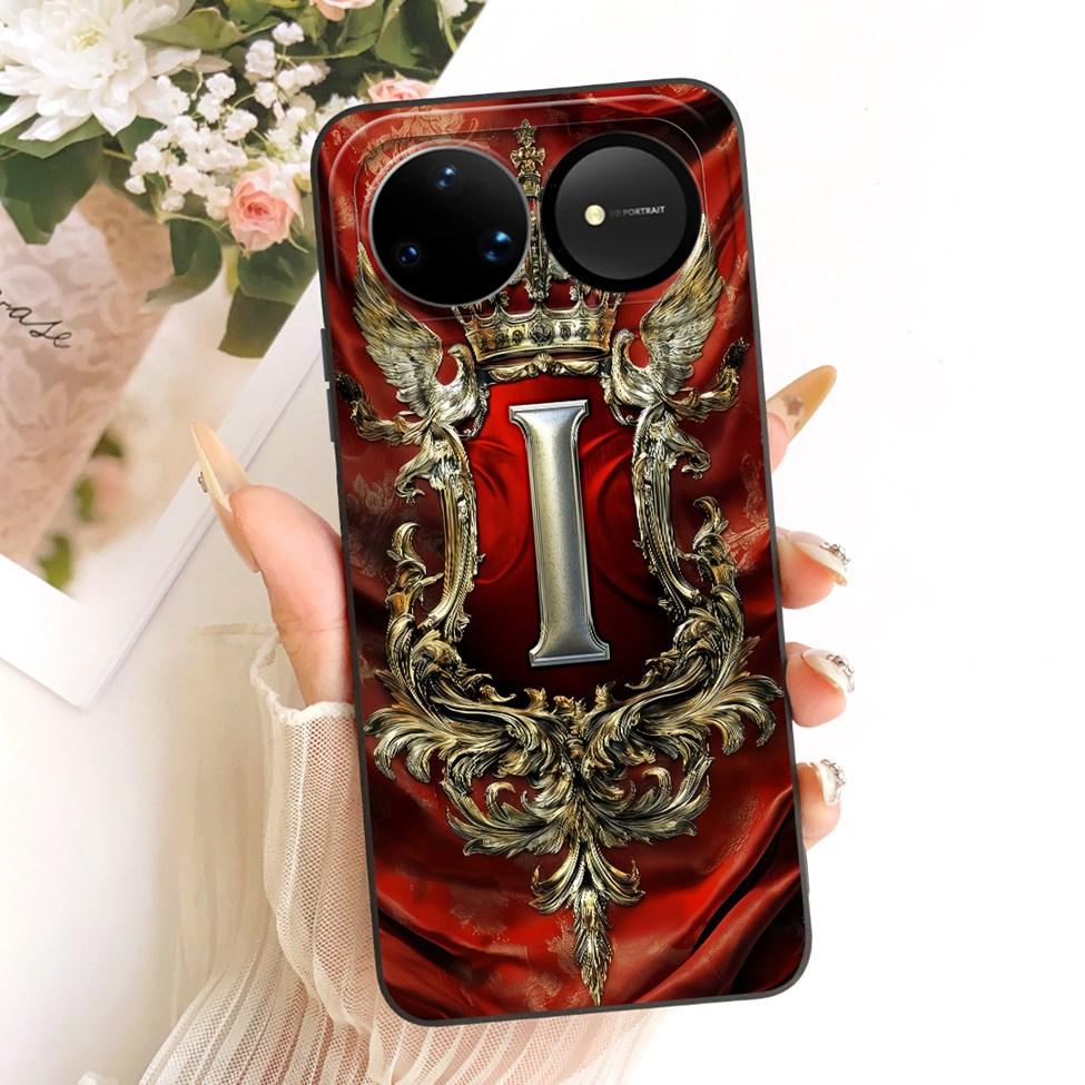 For Huawei Nova 15 Ultra Case SLY-AL00 Silicone Luxury A-Z Letters Fashion Cool Crown Phone Case For Huawei Nova15 Ultra Cover