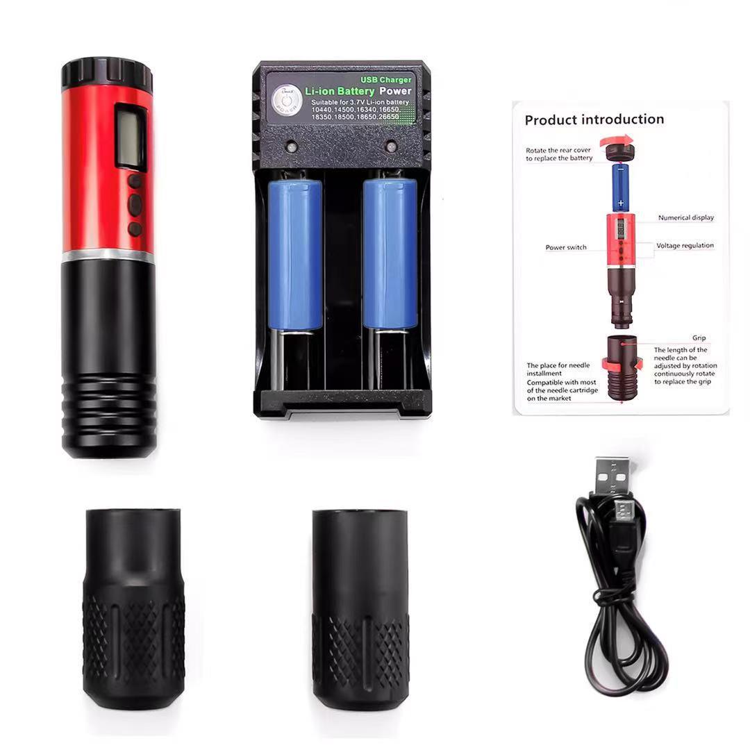 

Jay Tattoo Pen Motor Machine - Rainbow Gradient for Lining & Shading чёрный