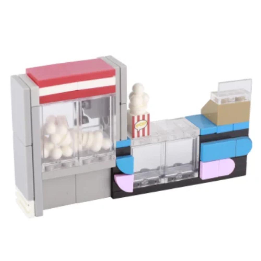 MOC Medieval Building Blocks Set Accessories Smithy Bedroom Table Bar Furniture Kitchen Assembly Boy Toy Mini Bricks K027 DIY