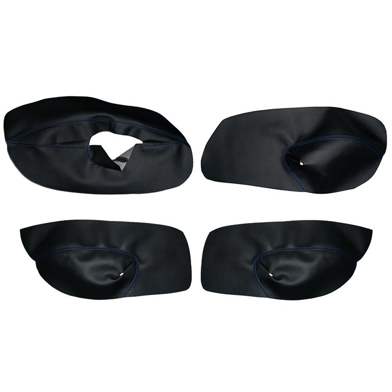 KUN 4 Dører Mykt Skinn Dør Armlene Deksel For VW Golf 4 MK4 Bora Jetta 1999 - 2005 Bildør Armlene Panel Skinn Deksel Trim