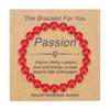 Fashion 8mm Natural Stone Bracelet, Tiger's Eye Stone Powder Crystal Versatile Beaded Bracelet.