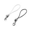 2 PCS Convenient Mobile Lanyard Phone Chain with Carabiner Nylon Phone Lanyard