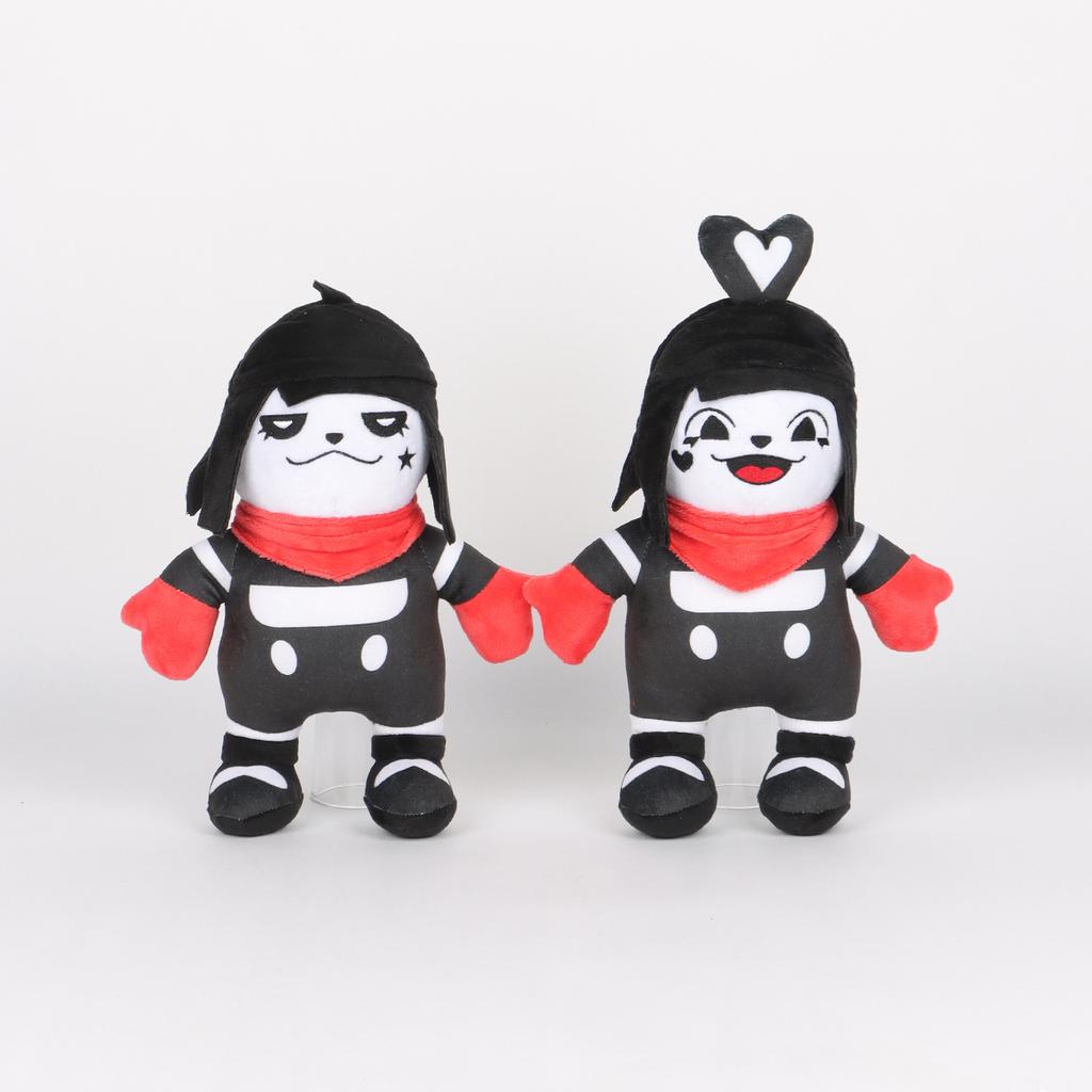 30cm Mime und Dash BonBon und ChuChu Plüschtiere Anime Peripherie-Stile Weiche gefüllte Cartoon-Spielcharakter-Puppe für Kinder Sammlerstück Geburtstagsgeschenk