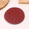 10Pcs 5 Inch 8-Hole Alumina Sanding Pad Sanding Sheet Polishing Sand Paper Sanding Discs Abrasive Polishing Tool For Metal Wood