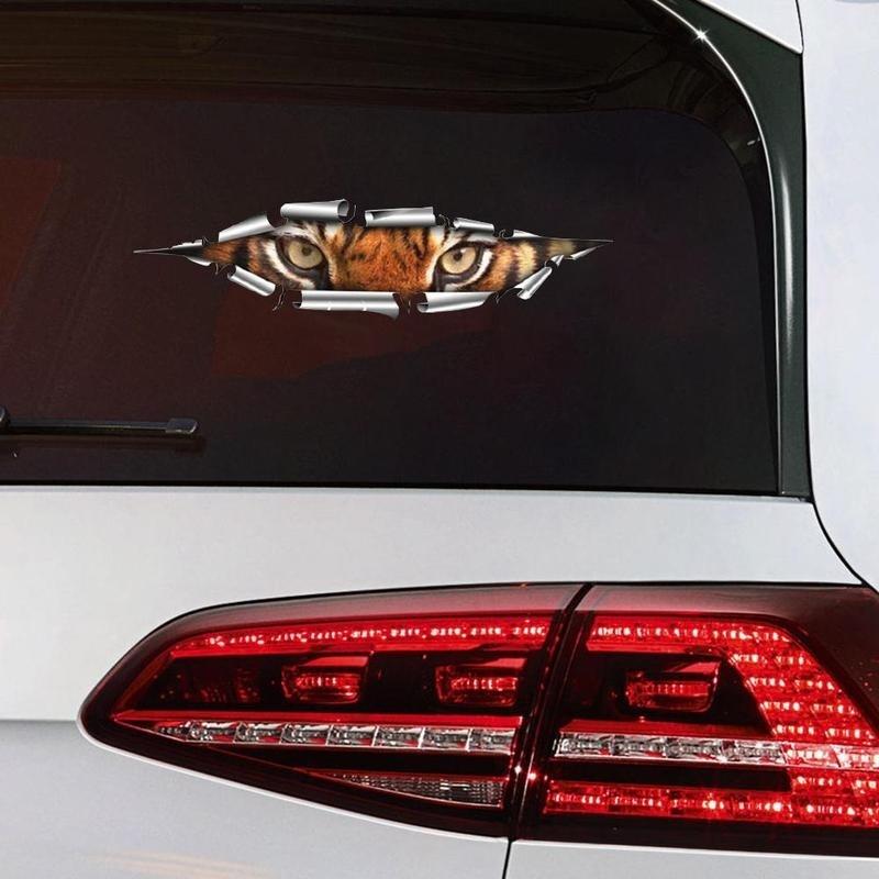 Personality Creative Claw Mark Car Sticker Light Eyebrow Sticker Engine Cover Decorative Body Sticker