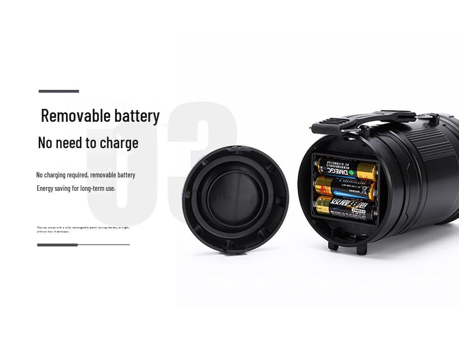 Portable LED Camping Lantern: Handheld, Pull-out Tent Light for Outdoor and Emergency Use