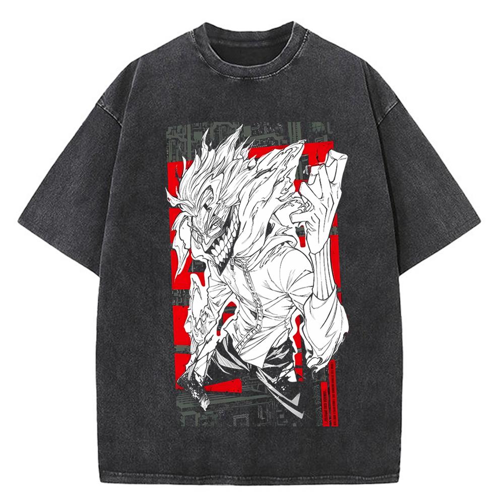 High Quality Cotton Dandadan Okarun Tshirt Men Japanese Anime T Shirt Cartoon EU Size Tshirt Aesthetic Fashion Tee Male