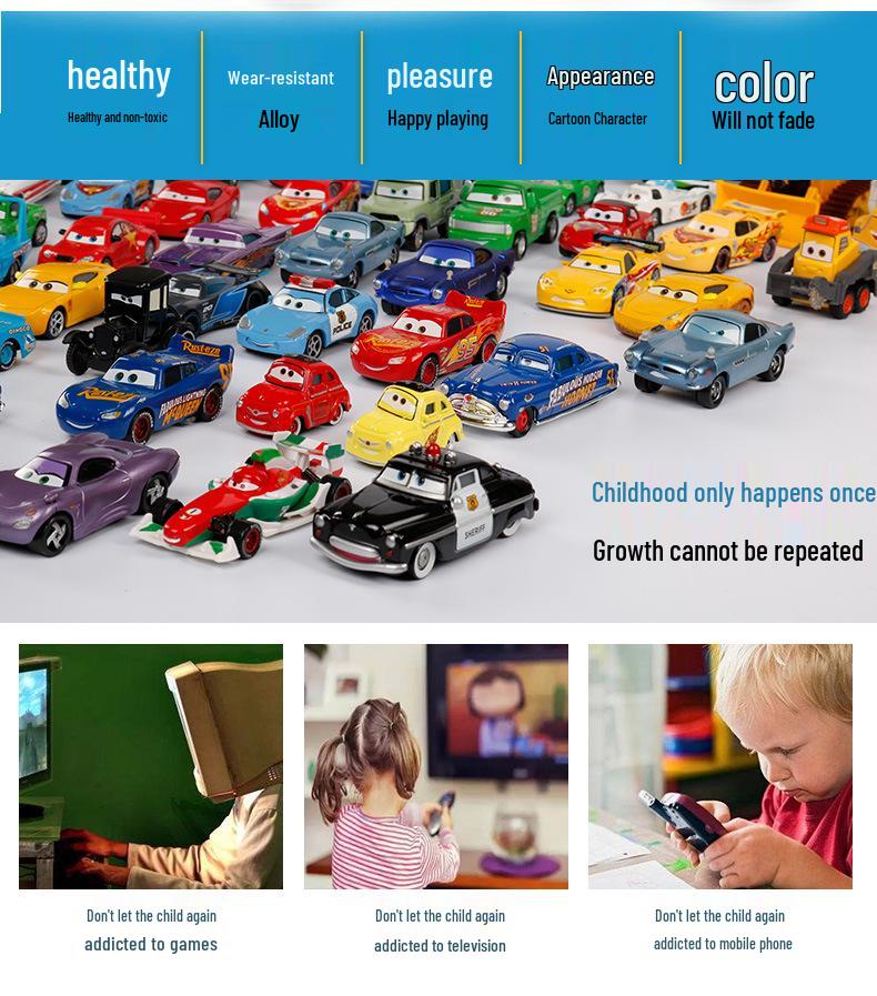 Alloy Race Car Big Foot Long Hair Wrench High Wheel Series Toy for Kids