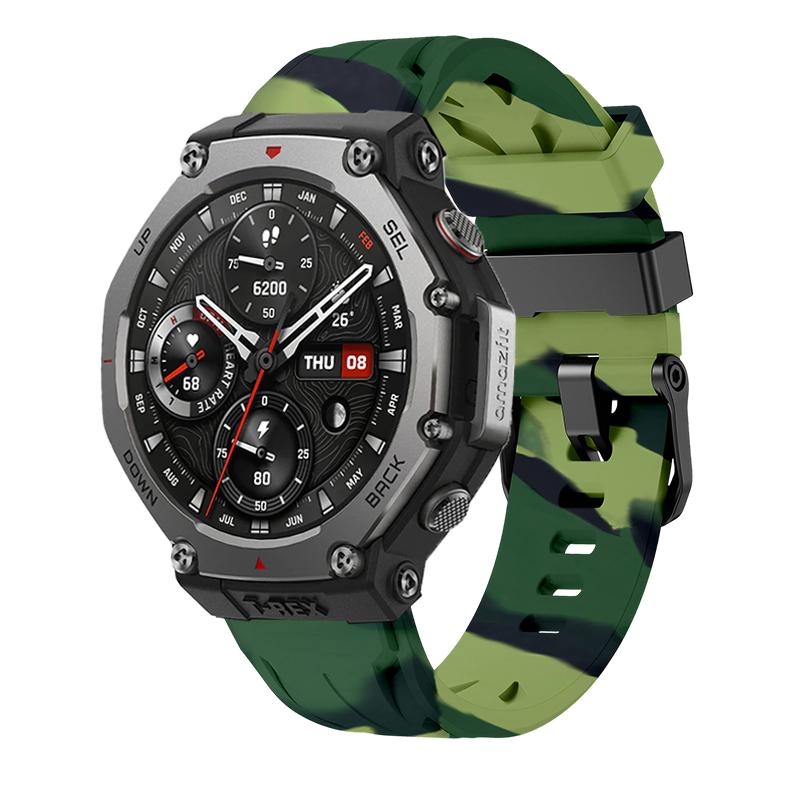 Bracelet de montre de sport compatible avec la montre connectée Amazfit T-Rex 3 Accessoires de remplacement adaptés pour Amazfit T Rex 3 2 1