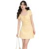 Holiday style lace dress women's summer new French floral suspender skirt seaside atmosphere skirt