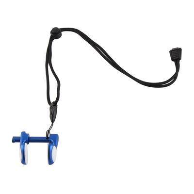 Duik Neusklem Verstelbare Aluminiumlegering Professionele Zwem Neusplug met Koord Blauw