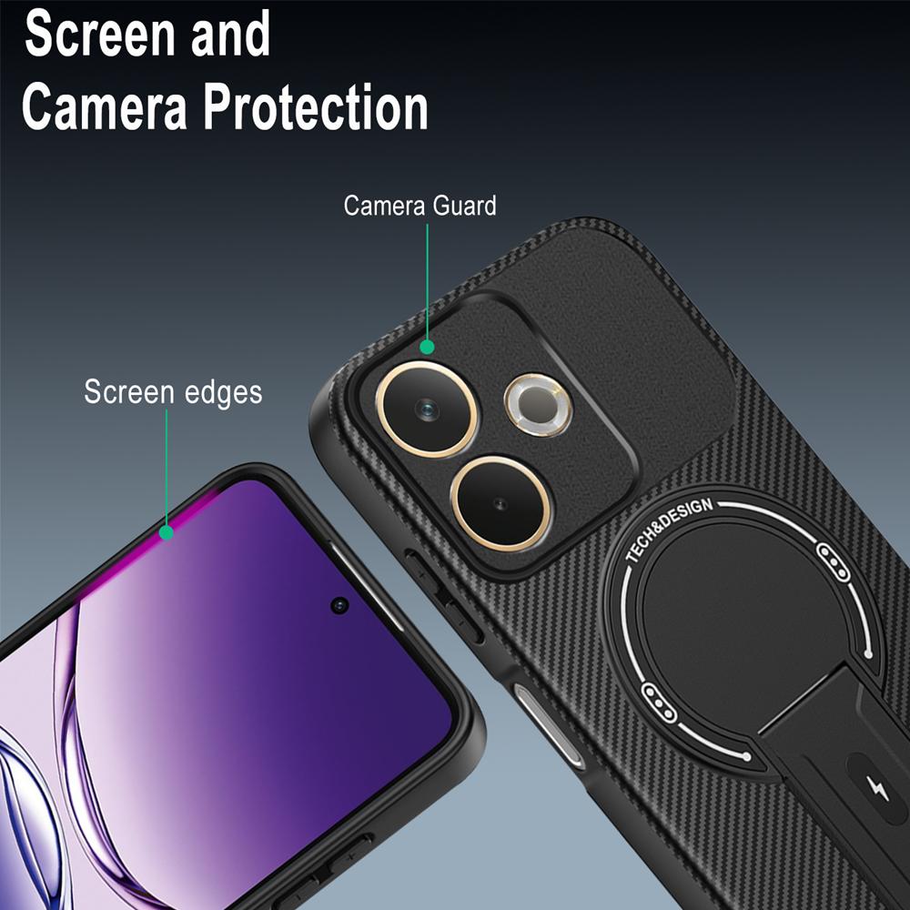For OPPO A5 Pro 5G Case Magnetic Bracket Stand Holder Armor Cases For OPPO A5Pro 5G For Magsafe Wireless Charging Cover