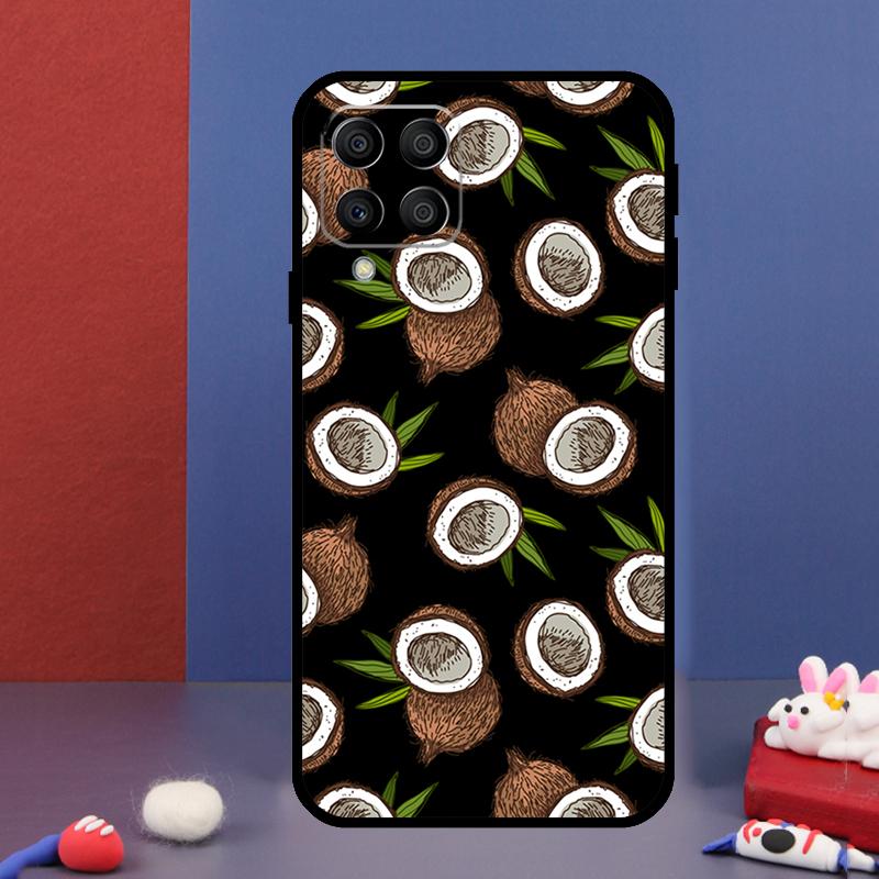 Summer Fruit Coconut For Samsung Galaxy M31 M51 M33 M13 M23 M53 M15 M55 M14 M34 M54 M20 M30s M32 M52 Phone Case