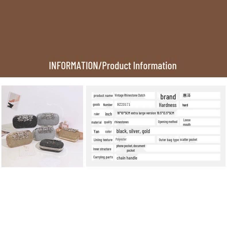 Women's Versatile Large-Capacity Handbag with Inlaid Diamond Leaf Chain