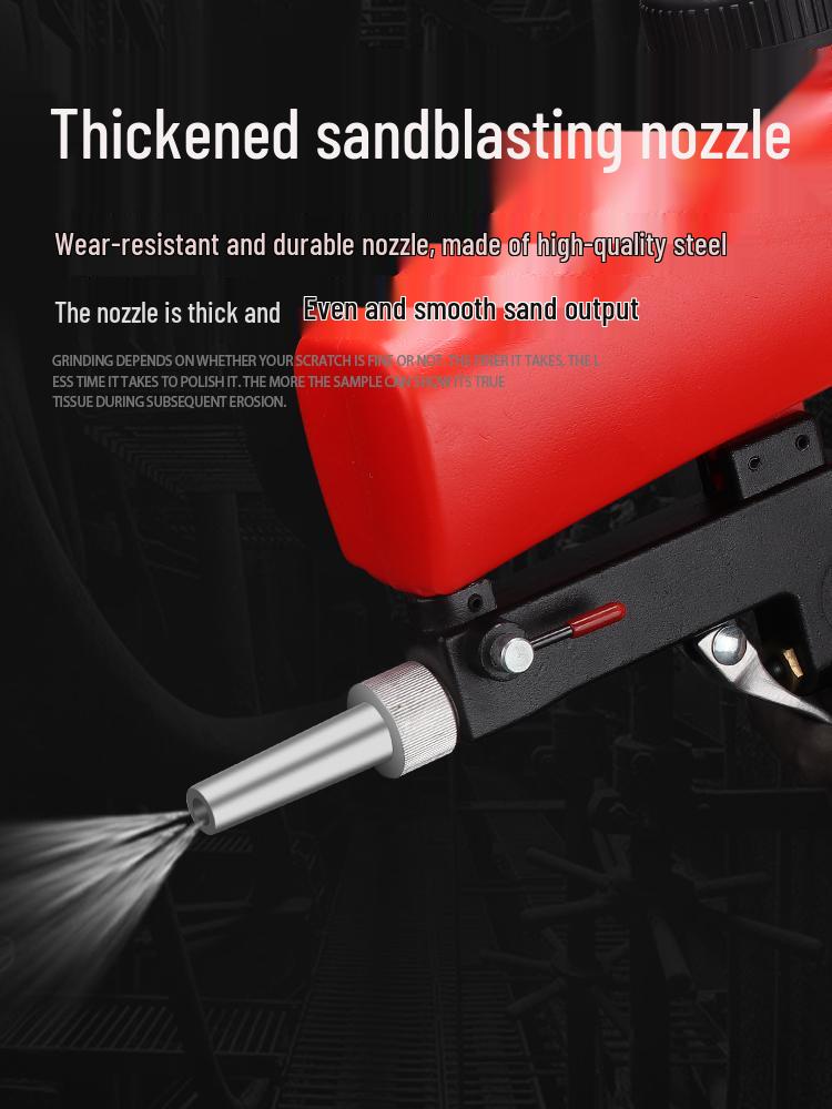 Tianfeng Handheld Pneumatic Sandblasting Gun - Rust Remover & Metal Refurbisher