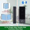 Office/Home Drilling free Glass Door Fingerprint Lock GS1 TT Lock Smart Lock Biometric Fingerprint Electronic Digital Lock