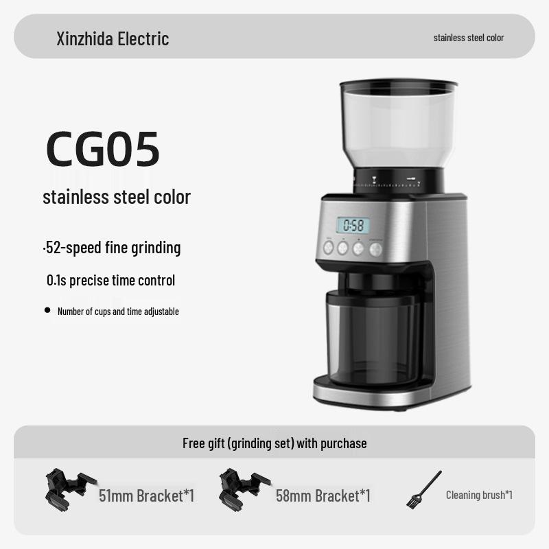 

Li Su Bo Electric Stainless Steel Automatic Coffee Grinder with Italian Plug-in CG05 National Standard