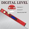 400mm Digitaler Winkelmesser Winkelmesser elektronisches Wasserwaage 360 Neigungsmesser mit Magneten Winkel Neigungswinkelmesser Lineal