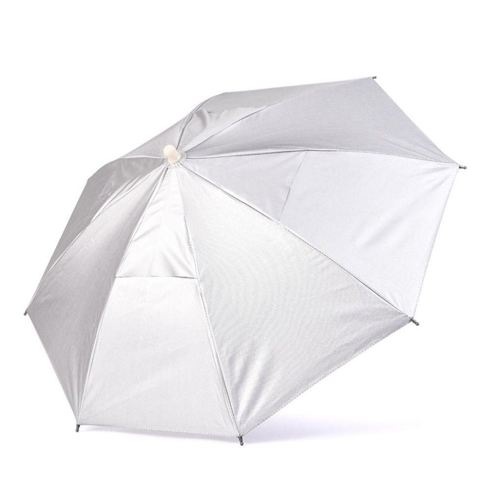 UV Protection Sunshade Anti-Rain Handsfree Foldable Fishing Caps Sun Hat Umbrella Cap Umbrellas