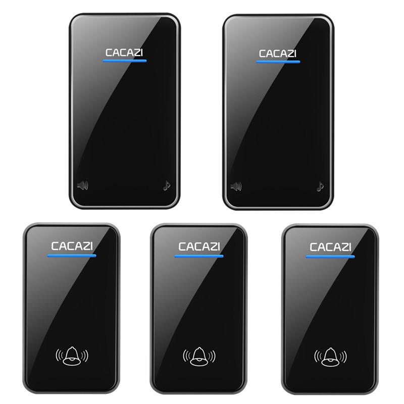 Smart Wireless Doorbell with Adjustable Music & Long-Distance Calling, Waterproof Design