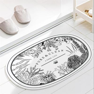 Sell -Nordic Bath Mat Doormat Absorbent Carpet Entrance Mats Balcony Area Rugs Bath Living Room Bathroom Tapisr