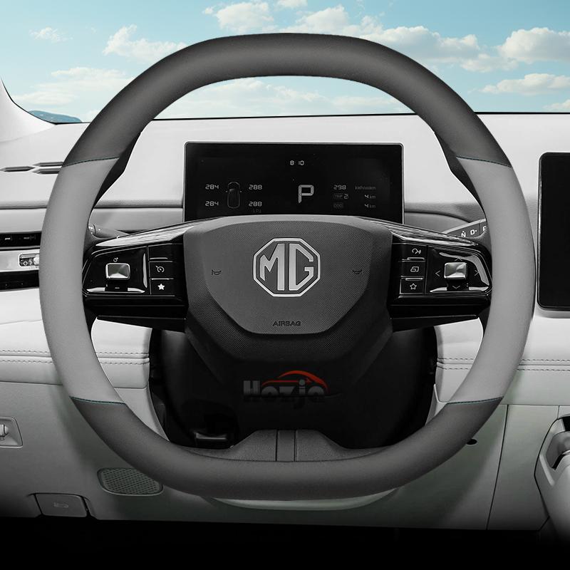 Coprivolante in Pelle per Auto per MG 4 7 ONE HS EHS ZS ES5 GT PHEV Ibrido Lusso 2024 2025 2026 Accessori