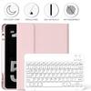 iPad Air 11th Gen Leather Case with Magnetic Backlit Keyboard and Pen Holder - Fits Pro 11/10.9