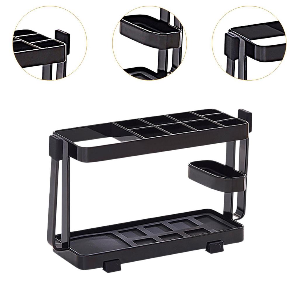 Storage Organizer Shelf Storage Stand 10 Slots Toothpaste Cup Holder Toothpaste