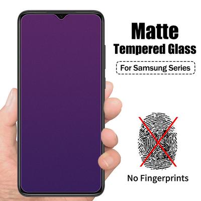 Samsung Galaxy A16 A26 A36 A56 A14 A24 A34 A54 A13 A23 A53 A73 A32 A12 A15 A25 A35 A55 S20 FE Matte Anti Blue Ray Tempered Glass Screen Protector