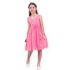 Kids Girls Princess Dress V Neck Flower Tutu Dress Pageant Junior Prom Gown Wedding Bridesmaid Evening Party Dress