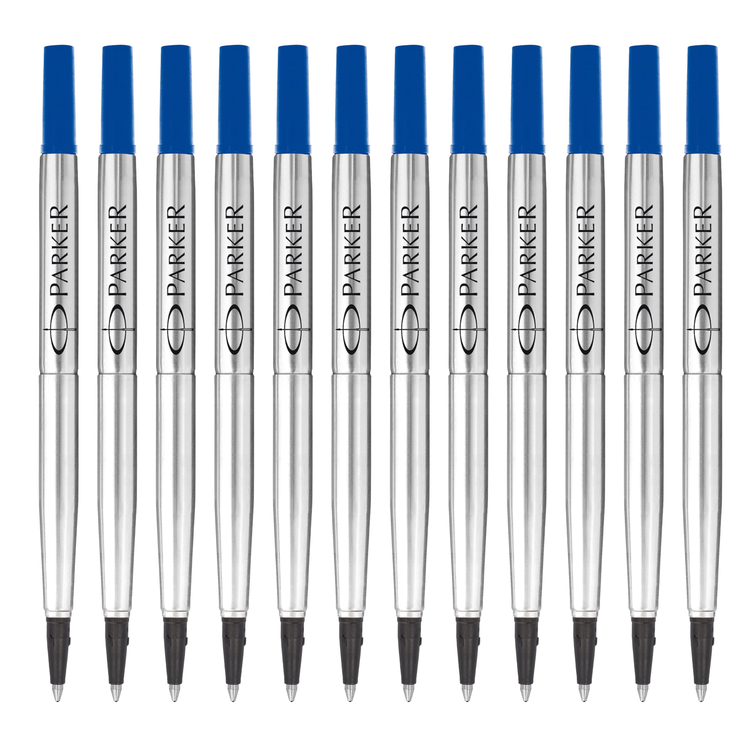 PARKER Ballpoint Ink Genuine Imported Product Pen, Water-based Refill, Medium, Blue, 1950311,