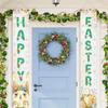 AssortedColor Light Up Easter Party With Door Curtain Flags Polyester Fiber Lightweight And Sturdy