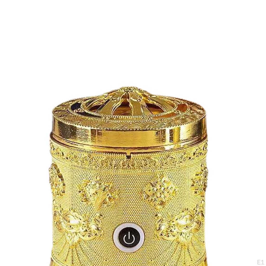 Slitinová kadidelnice jako dárek, funkce automatického vypnutí, držák pro ložnici a SPA