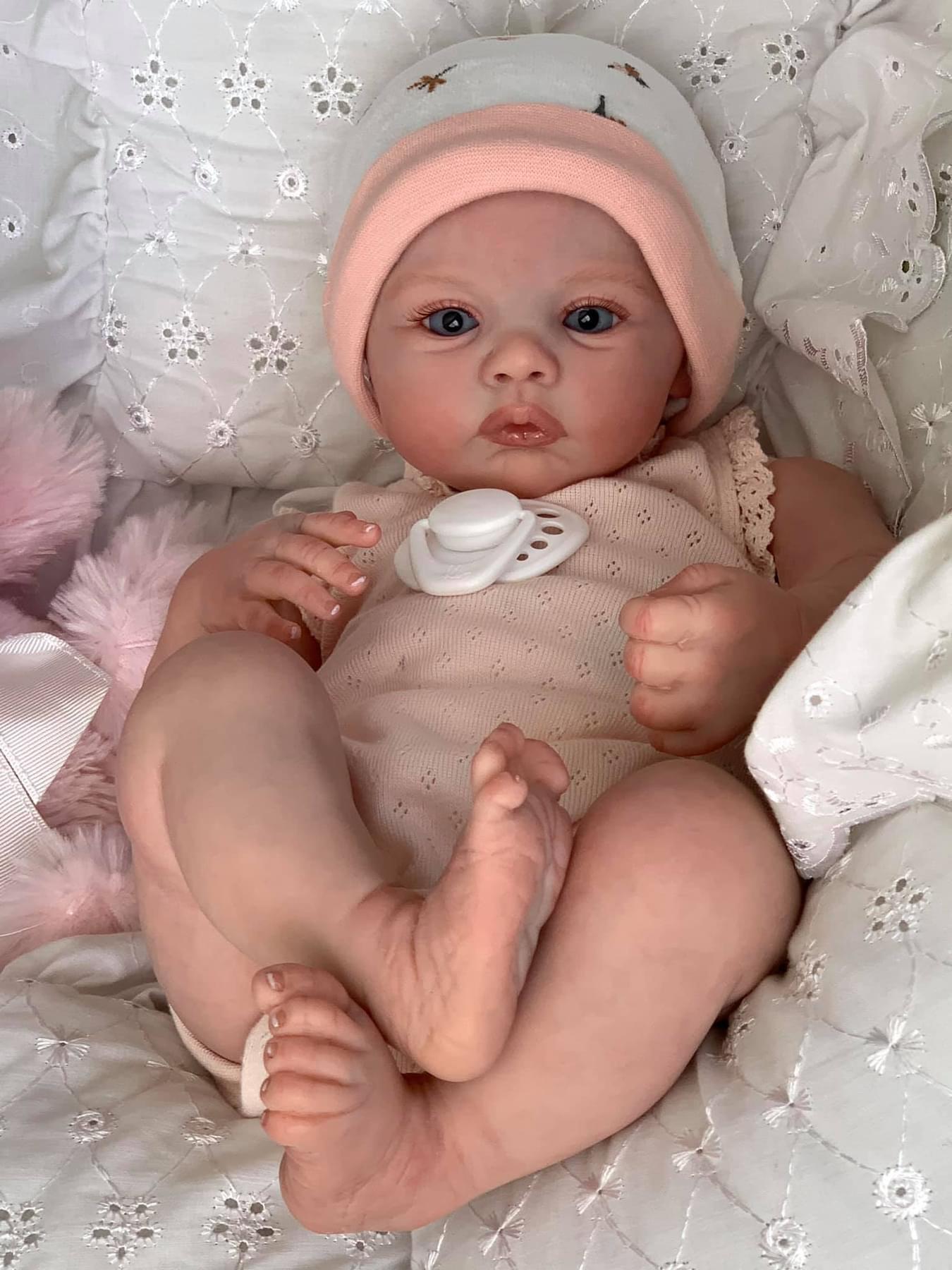 48cm Meadow Handcrafted Doll with Realistic 3D Skin Full Silicone Doll