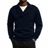 Men's Color Biker Lapel Collar Lined Casual Jacket for Everyday Wear