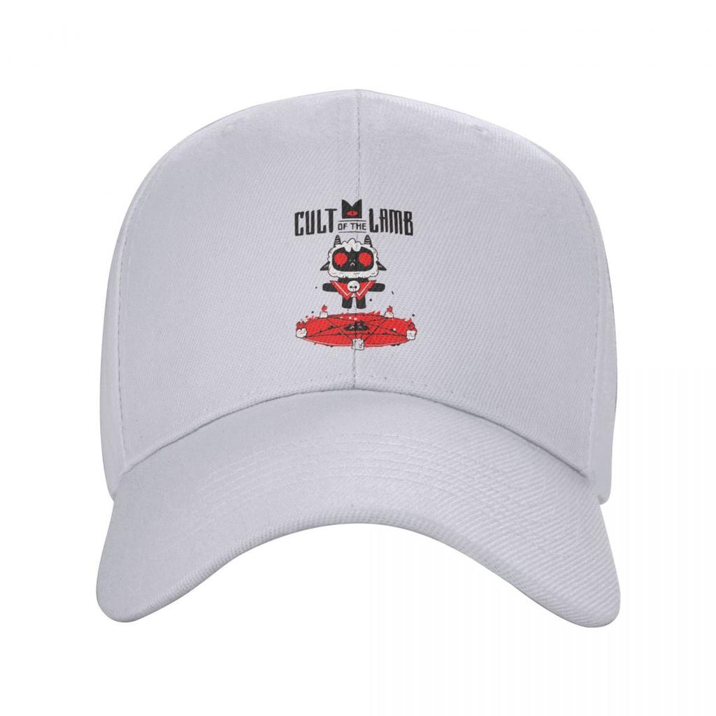 Cult Of The Lamb Goat Game Cartoon Baseball Caps Fashion Men Women Hats Casual Cap Sports Baseball Hat Casquette