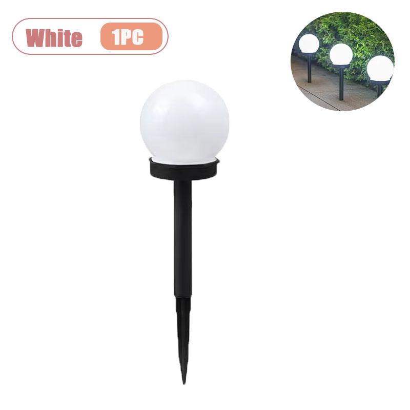 Solar LED Globe Garden Lights for Pathway Patio Deck Lawn and Terrace Outdoor Landscape Lighting Weatherproof IP65 Rated