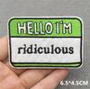 Cartoon Letter Patch Iron On Patches For Clothes Animal Embroidered Patches Funny Embroiderey Patch For Clothing Sewing Stickers