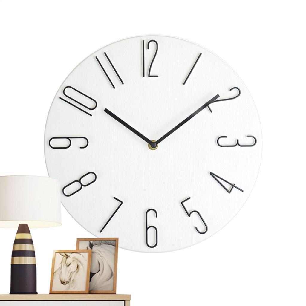 Leise Wanduhr Ohne Sekundenzeiger Geräusch Zeitanzeige Genau Leise Schlafzimmer-Wanduhren Für Büro Studenten Zuhause Wohnzimmer