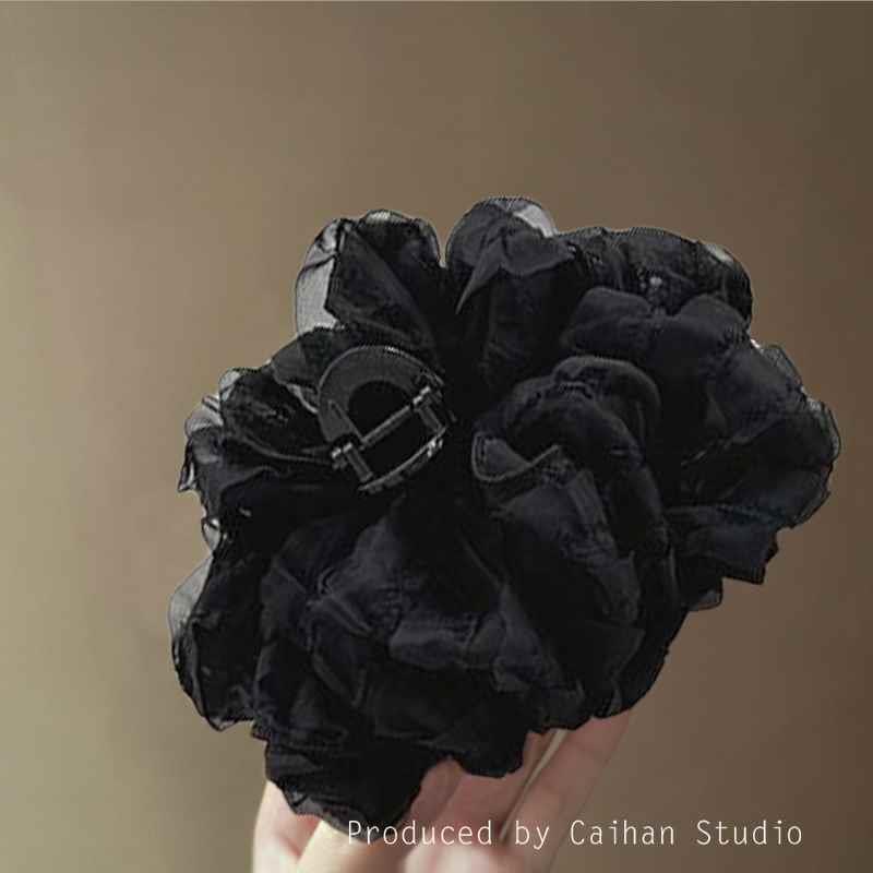 Cloud Bubble Extra Large Bow Hair Clip - High-End 2025 Claw for Women