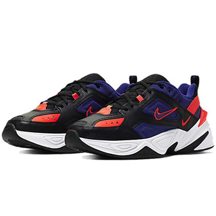 Nike M2K Tekno Schwarz Tiefes Königsblau Helles Karmesinrot AV4789-006