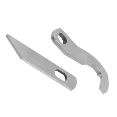 Durable Sewing Machine Overlock Knife Precision Silver Serger Blade Steel Upper Lower Knife Industrial Sewing Upper Lower Knife