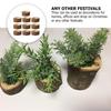 5pcs Classic Candlestick Container For Party Home Wedding Decoration Wooden Creative Festival Holder Ornament