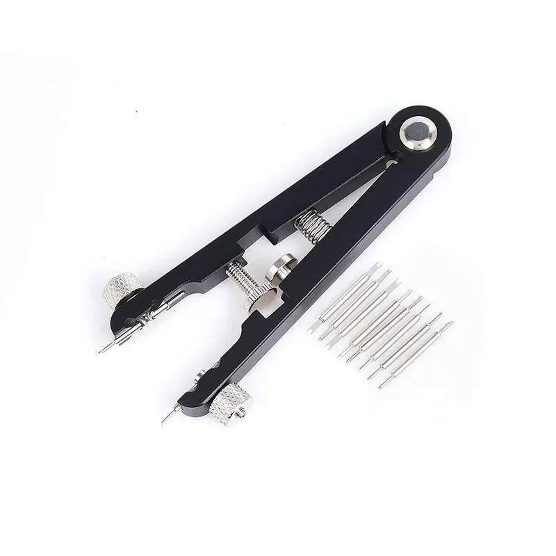 6825 Watch Pliers Watch Spring Bar Plier Tool Kit Tweezer Removal Strap With Screw Adjustment Length Size Replacement Repair