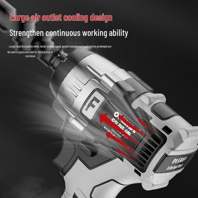 Oulaide Brushless Cordless Impact Wrench CN Plug (adapter Included)