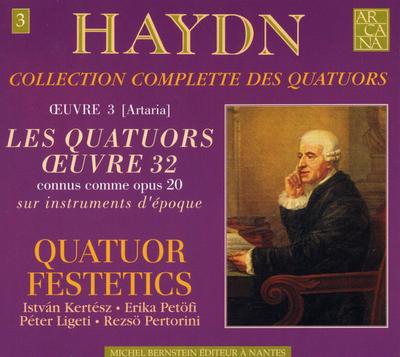 CD JOSEPH HAYDN, FESTETICS QUARTET - De Kwartetten Werk 32 (Bekend als A413 Arcana 2006 Frankrijk Klassiek Gebruikt