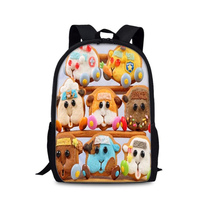 Tangalang Pui Pui Hamster Backpack For Kids With Nylon Material And Spacious Design