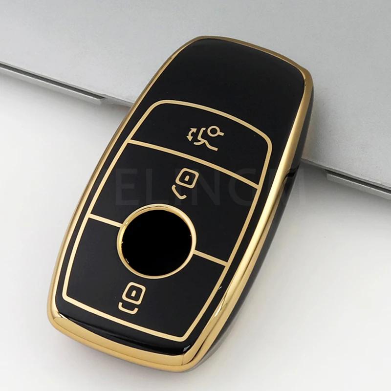 Car Remote Key Case Cover Shell Fob For Mercedes Benz A C E S G Class GLC CLA GLB GLS W177 W205 W213 W222 X167 AMG Accessories