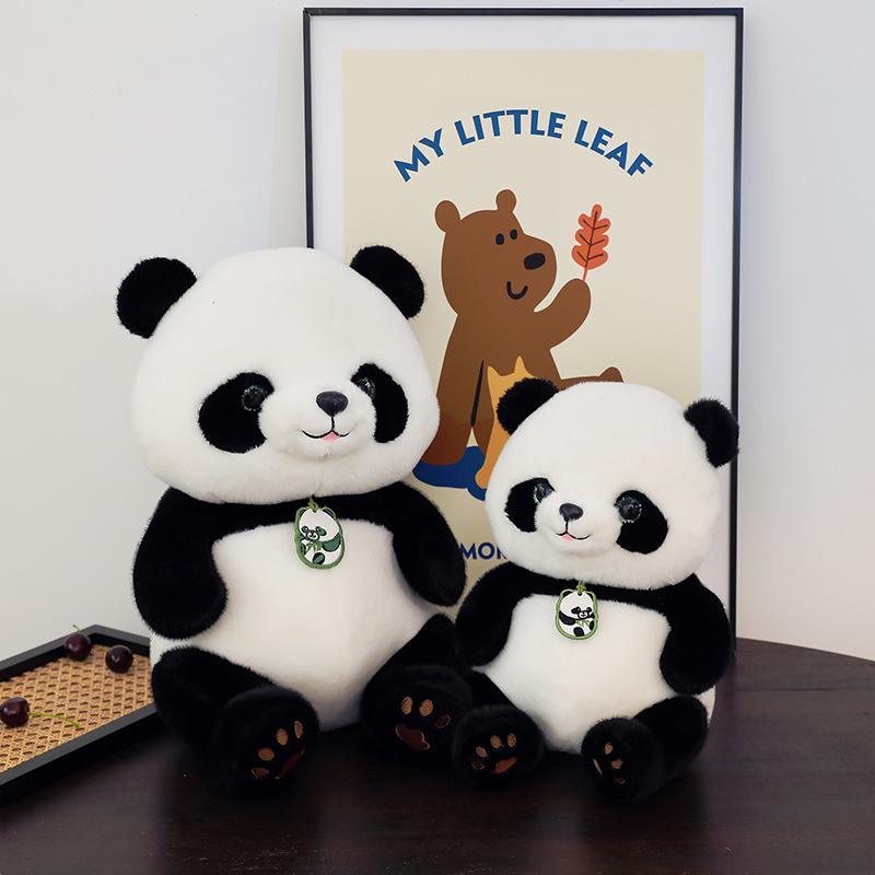 New Beibei Panda Plush Toy Sichuan Chengdu Simulated Panda Doll Doll Memorial Gift